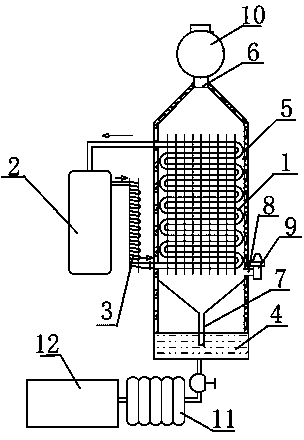 Device for making water with air
