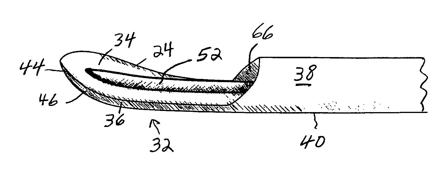 Electrosurgical Cobb elevator instrument