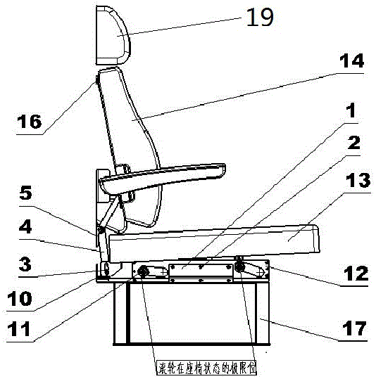 Turnable lower berth for sleeper train and turning mode of the turnable lower berth