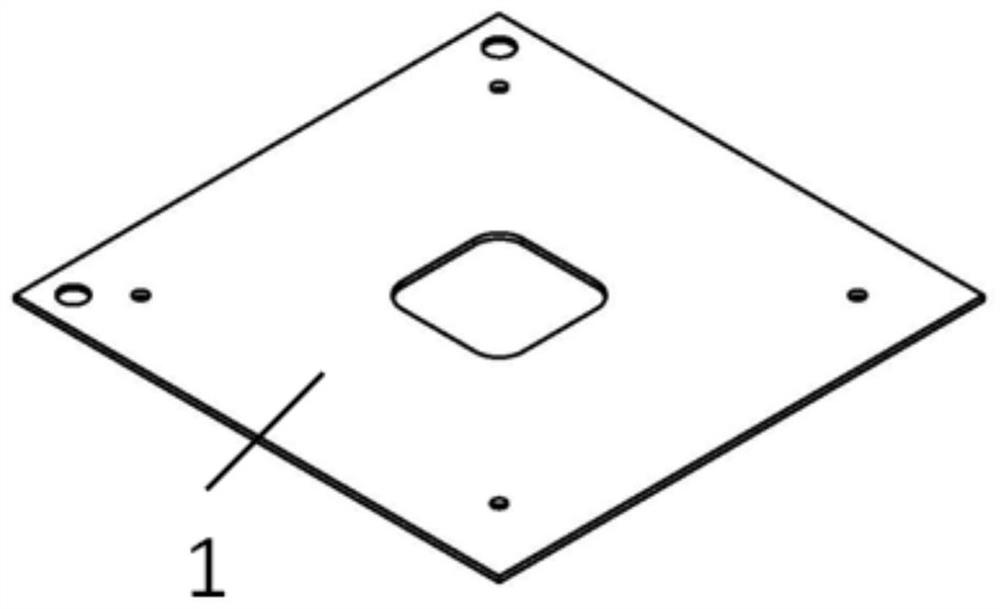 A processing method for a butterfly-shaped composite material sandwich part