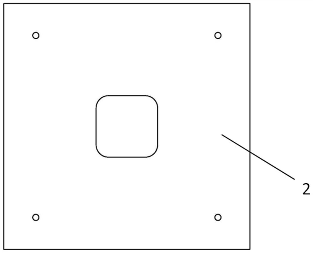 A processing method for a butterfly-shaped composite material sandwich part