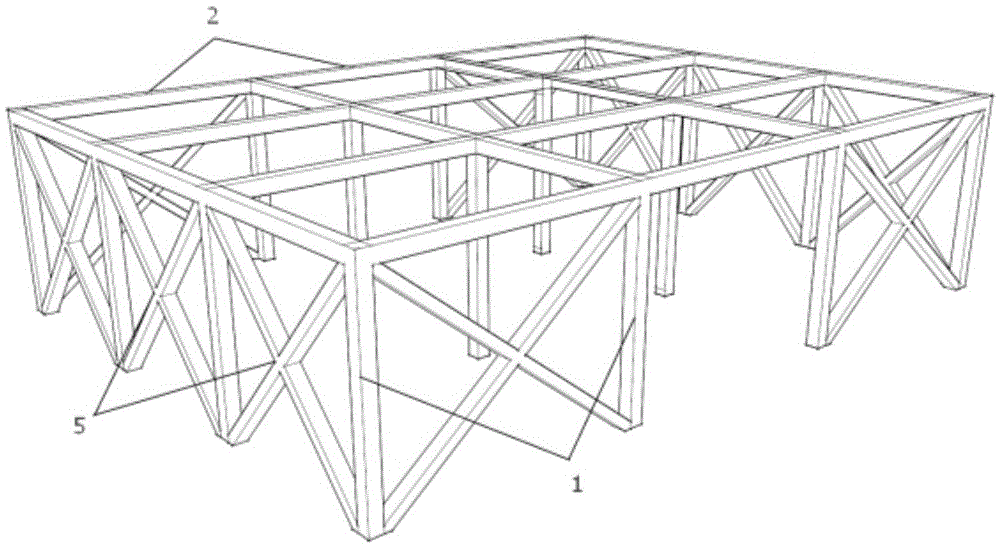 Prefabricated concrete wallboard and wallboard structural system constructed through prefabricated concrete wallboards and provided with hidden frame