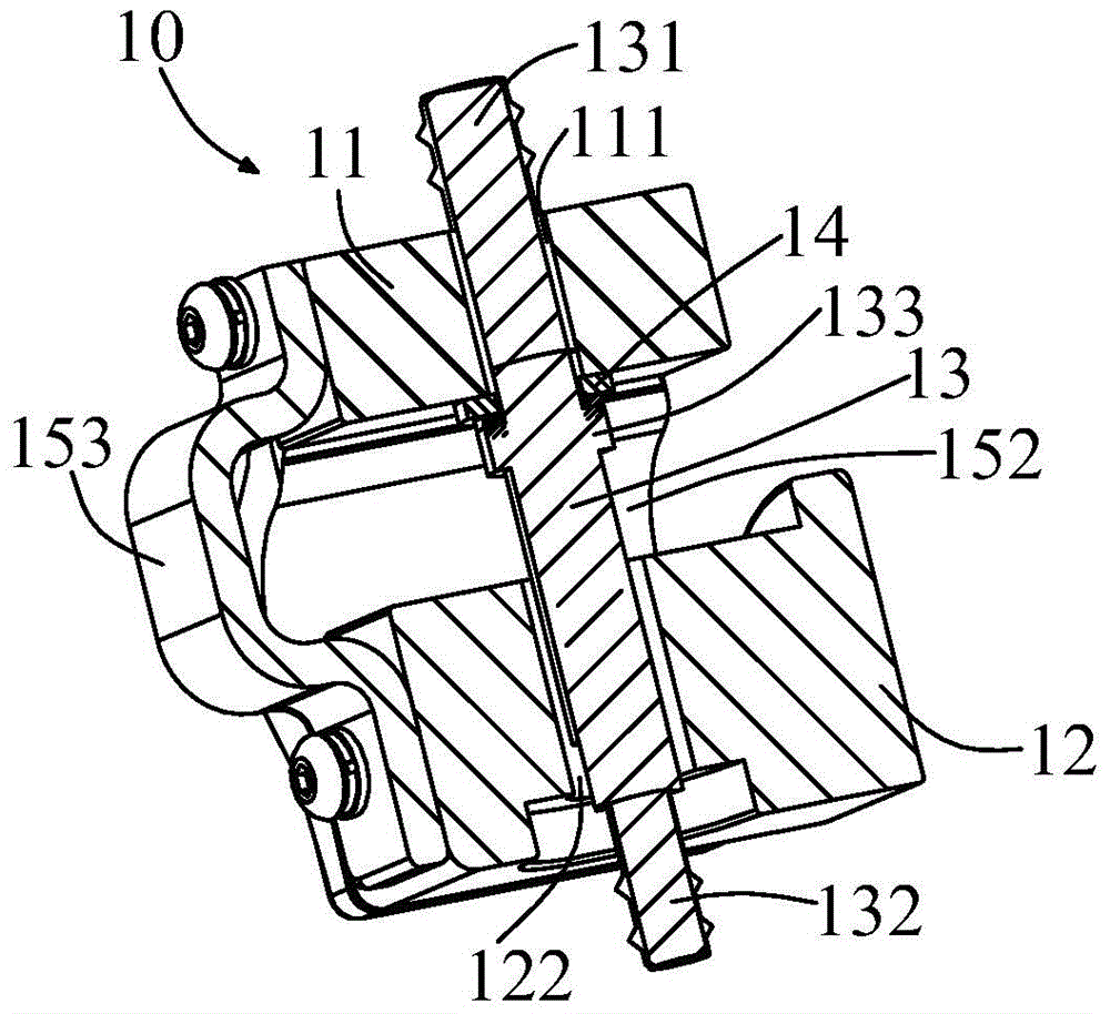 Movable conducting block and solid-sealed polar pole