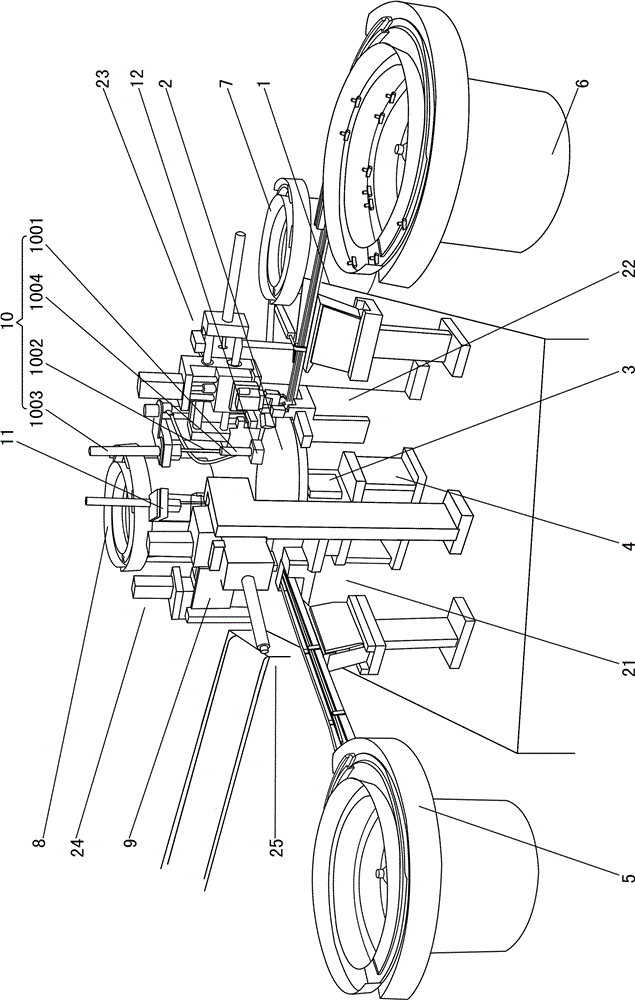 A four-in-one switch combination machine