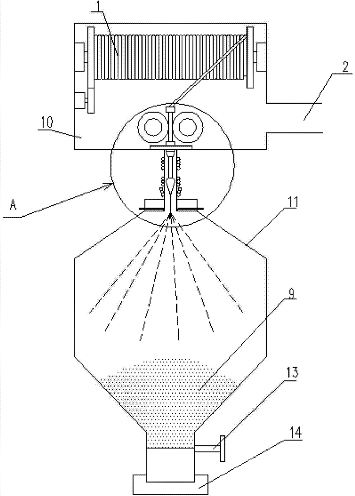 Method and device for metal powder preparation based on controllable magnetic levitation melting technology