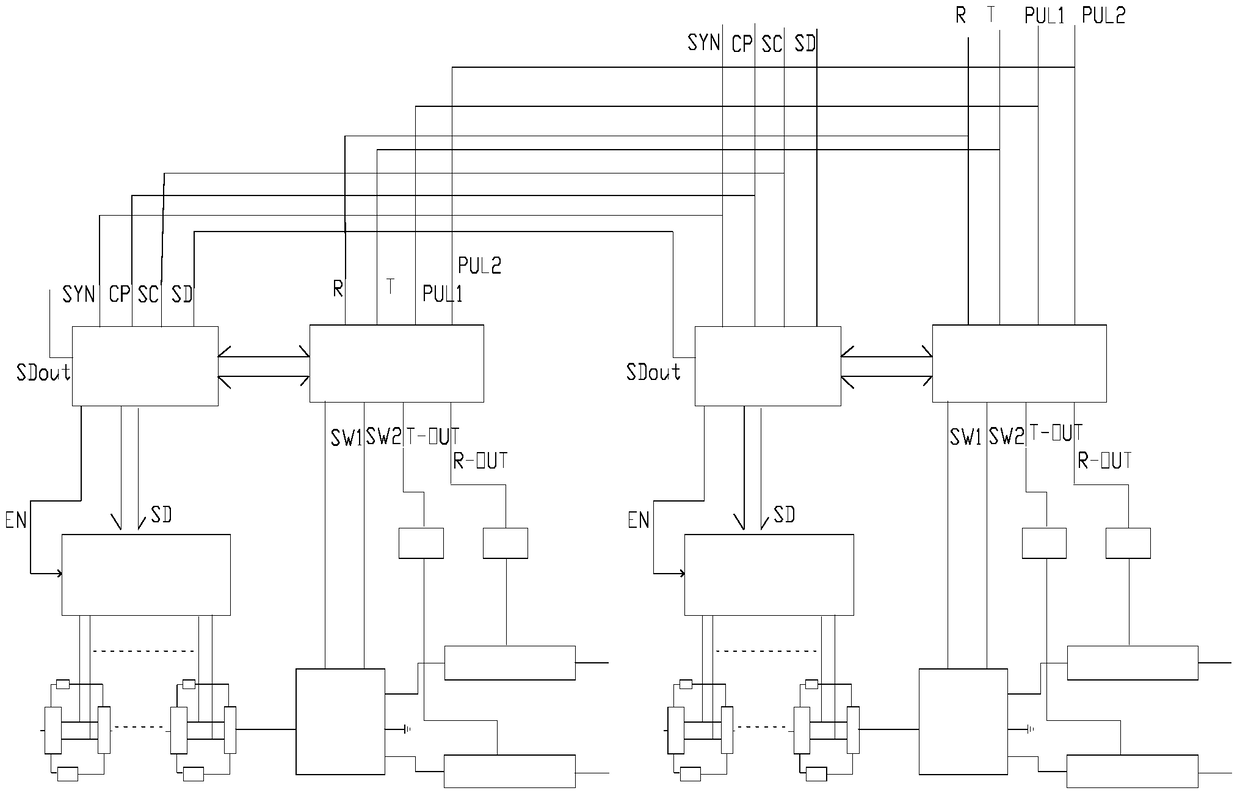 A delay amplifier component control circuit and control method