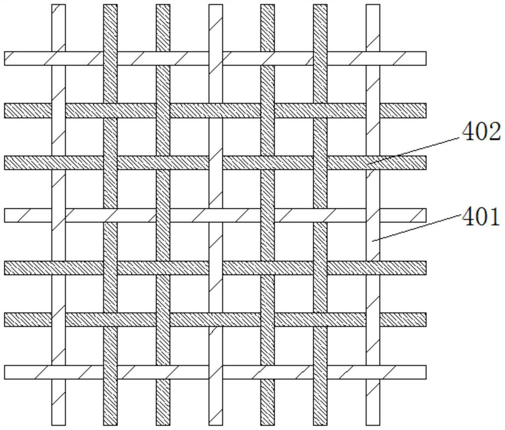 Bamboo fiber interwoven fabric and preparation method thereof