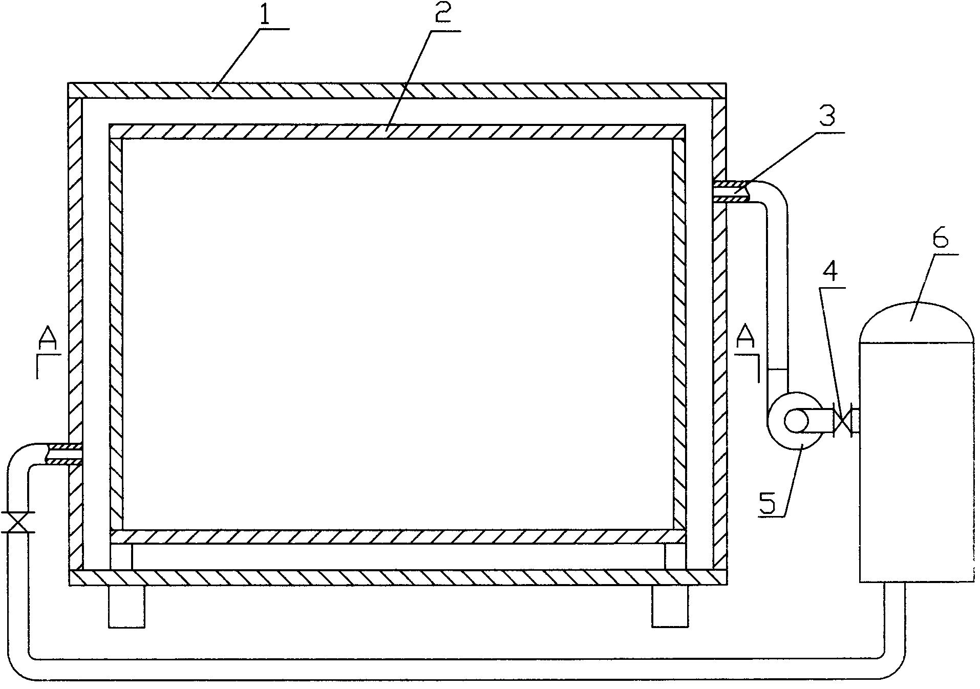 Dry fermentation device for processing tea
