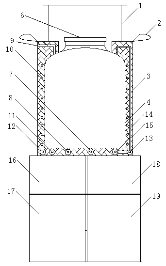 Mineral water barrel and water drinking device