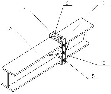 Special flange for derrick upright posts and attaching method of special flange