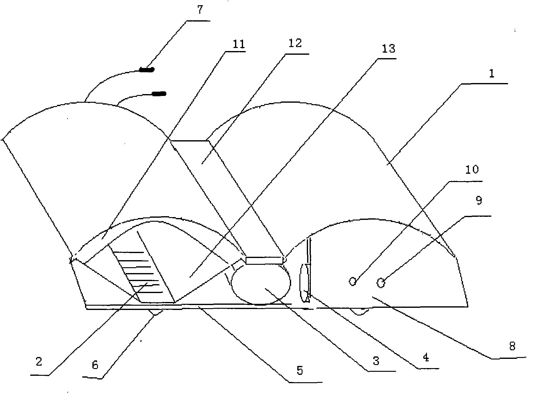 Low-power condensing electricity-generation heat-supply solar energy tile