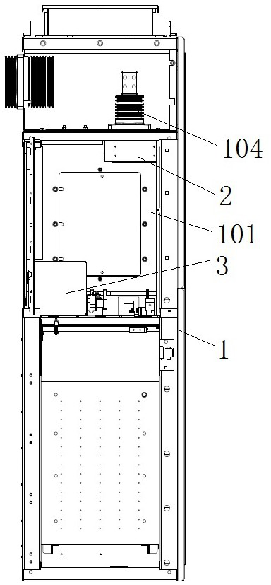 Switch cabinet and its valve linkage system