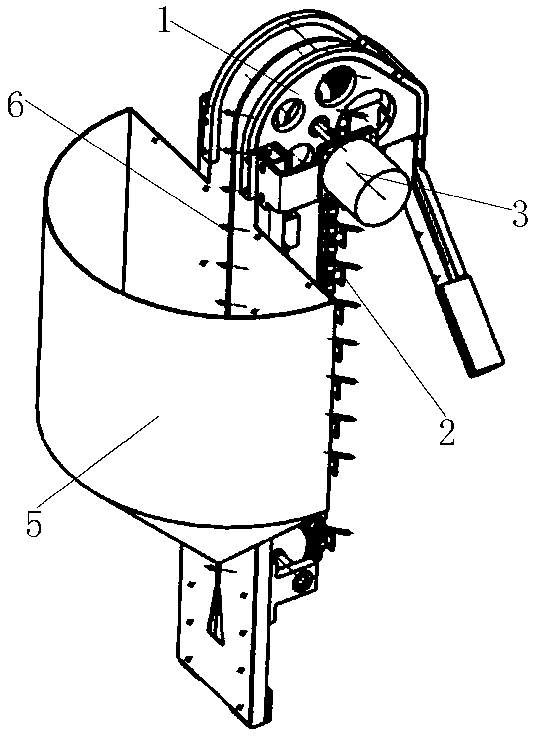Automatic feeding device for valve seat ring
