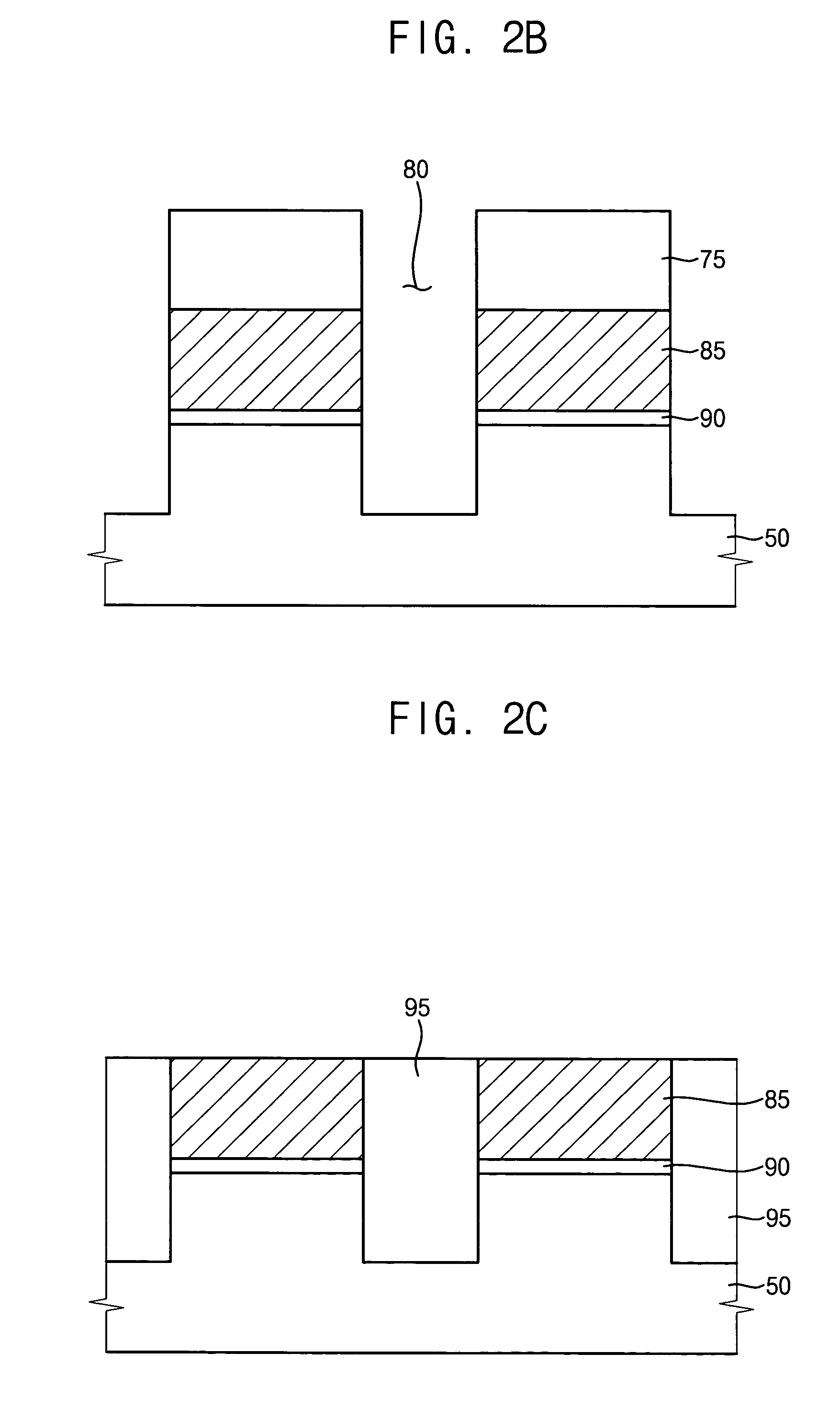 Dielectric structures having high dielectric constants, and non-volatile semiconductor memory devices having the dielectric structures