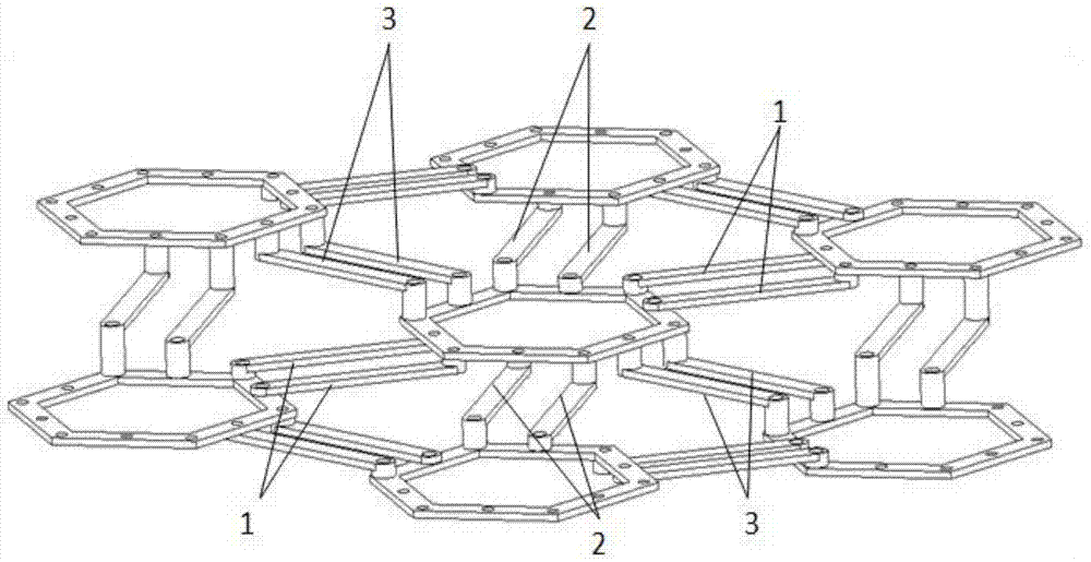 A regular hexagon planar unfolding mechanism