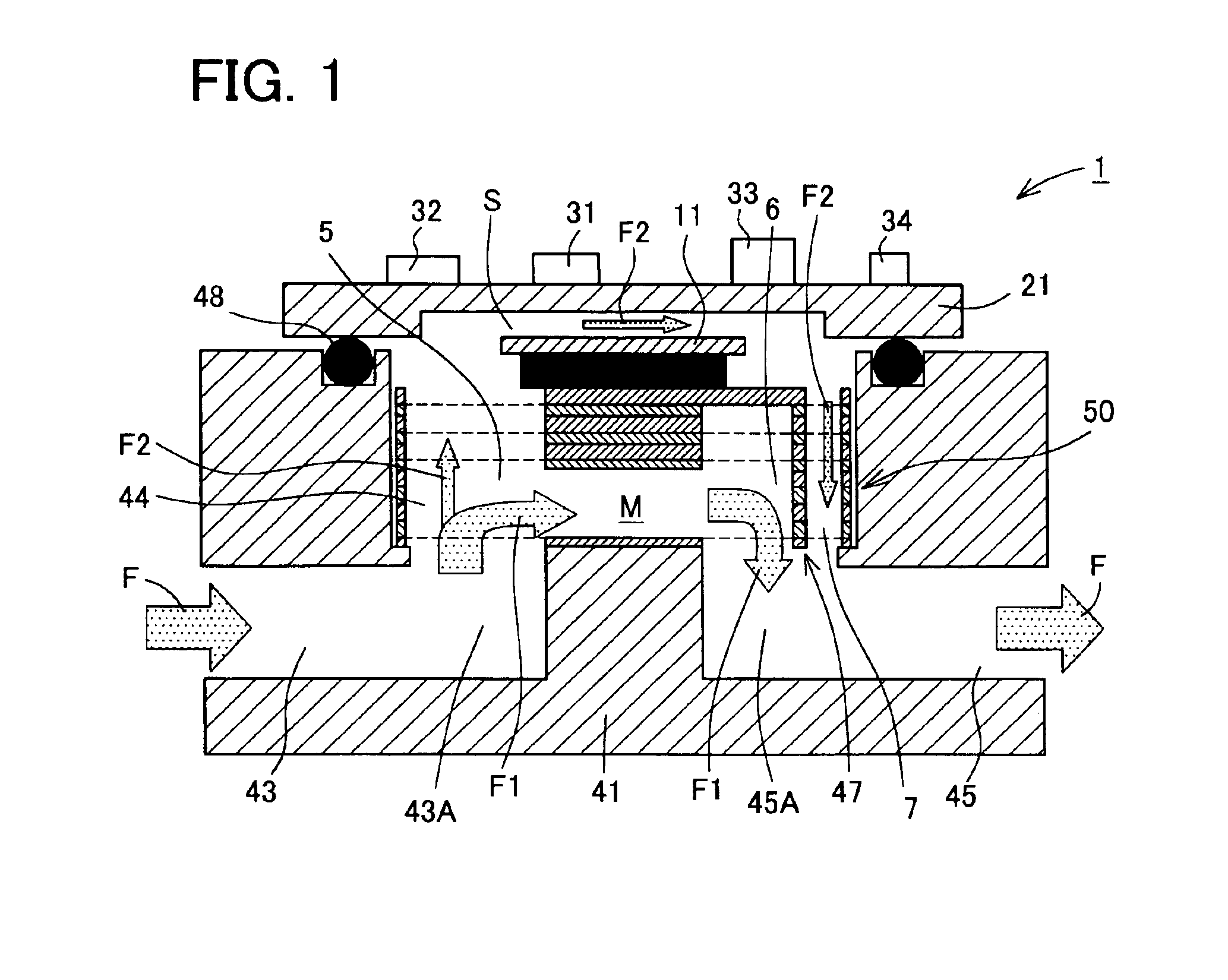 Thermal flow sensor having sensor and bypass passages