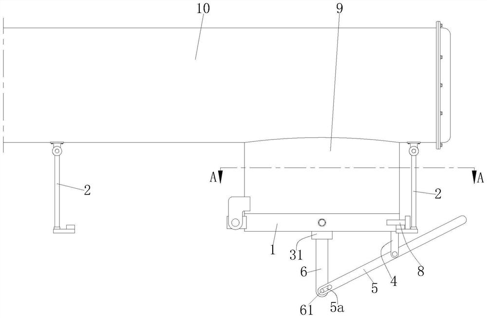 A blockage clearing mechanism applied to horizontal screw conveyor