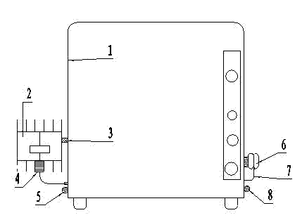 ECG monitor power line containing device