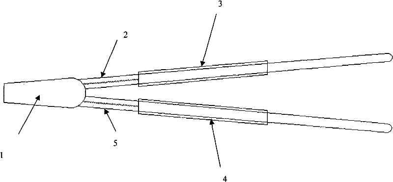 Tweezers accessory with protection against electric shock