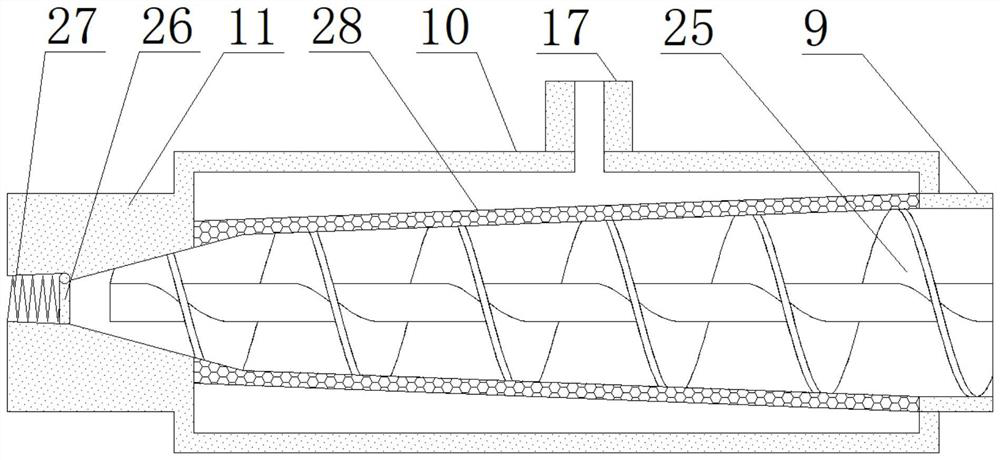 Organic fertilizer screening device with fertility recycling function