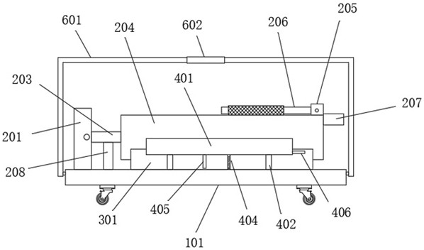Cutting device for stone-plastic floor paving site and using method