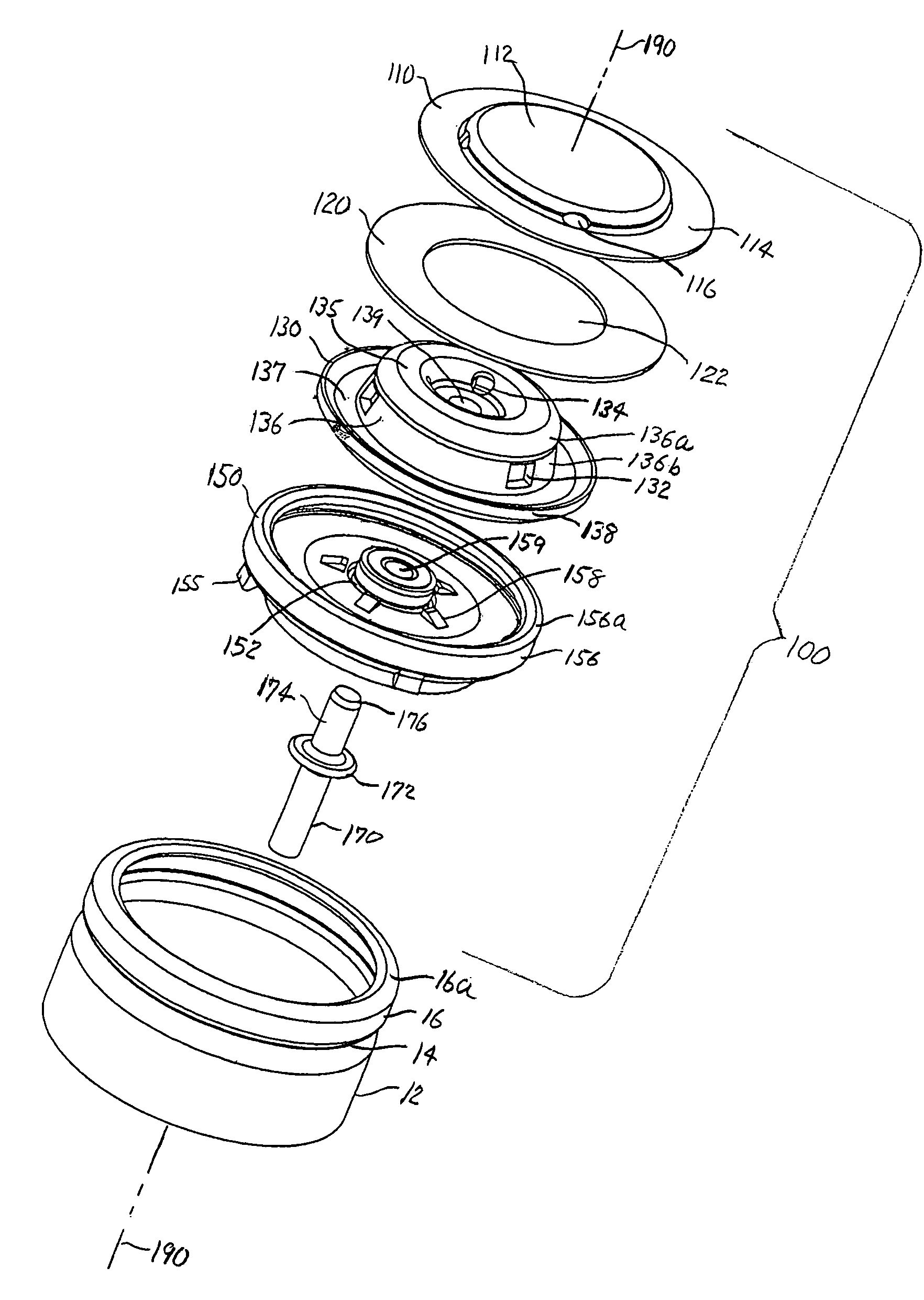 End cap assembly and vent for high power cells