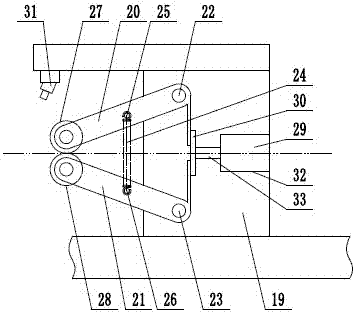 Film gluing device