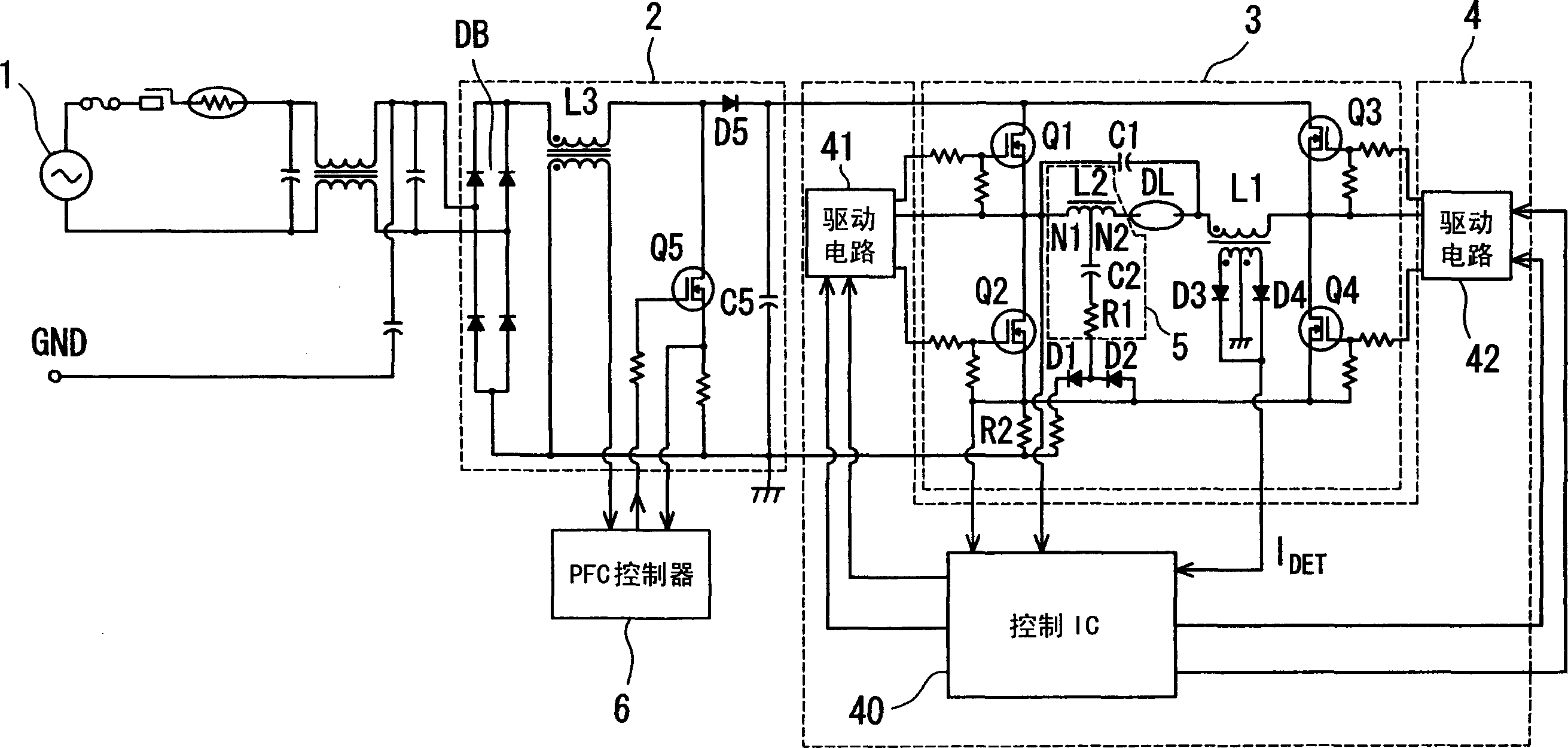 High-pressure discharge lamp operation device and illumination appliance having the same