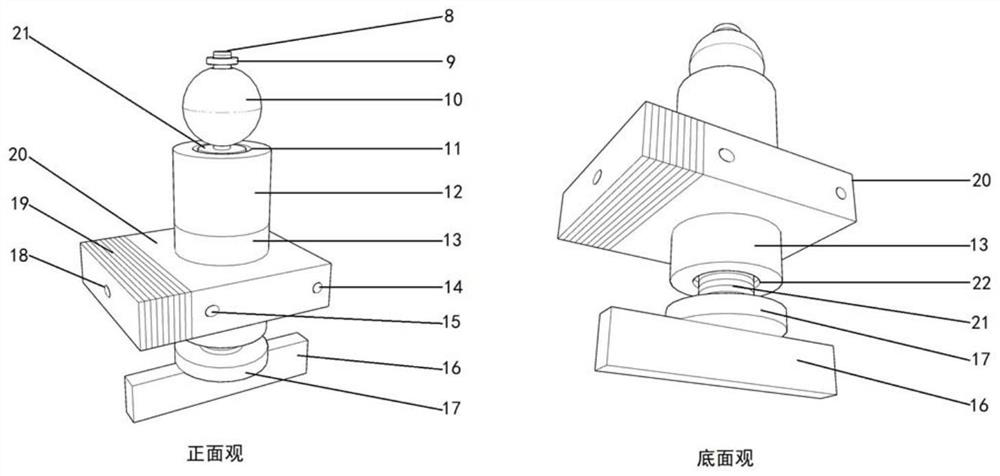 Wireless induction type compensator interlocking device adaptive to externally-hung medical accelerator