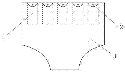 Underwear capable of monitoring fetal electrocardiogram and use method