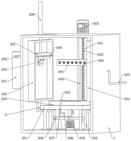 Shell body paint spraying equipment for power distribution cabinet