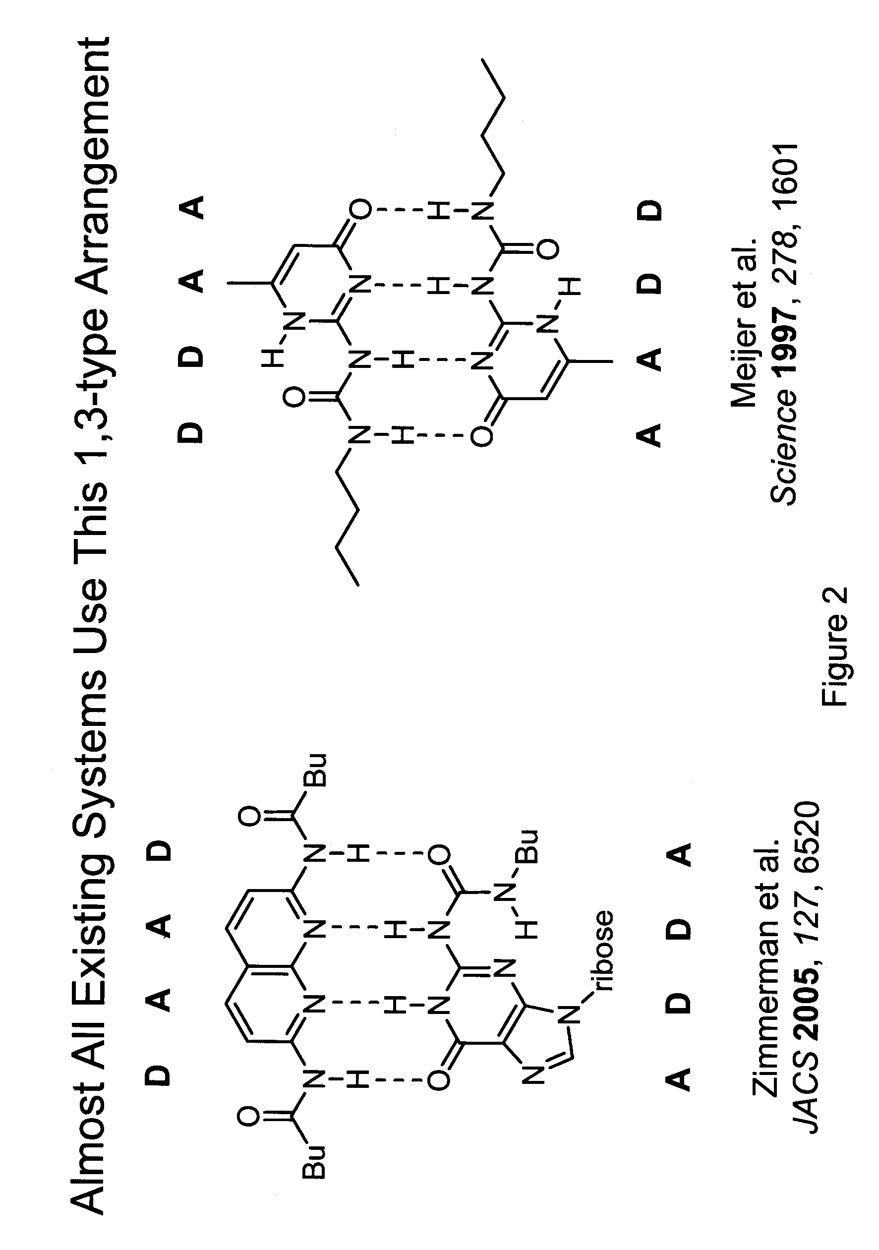 Preparation of supramolecular polymers containing sequence-selective hydrogen bonding subunits in their backbone which form double helices