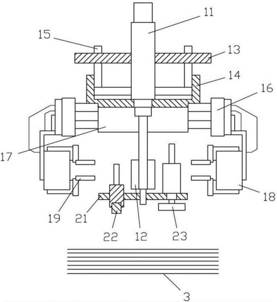 Lifting dispensing device for ceramic substrate