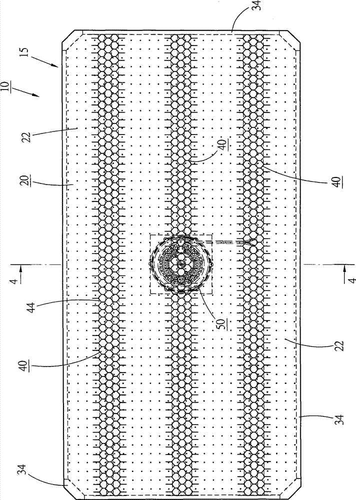 Air supply device of game table