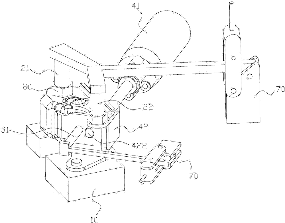 Welding tool fixture for engine left lower anti-torsion support