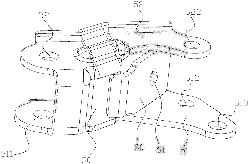 Welding tool fixture for engine left lower anti-torsion support