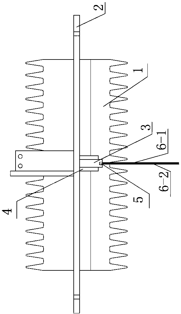Insulator with temperature monitoring function