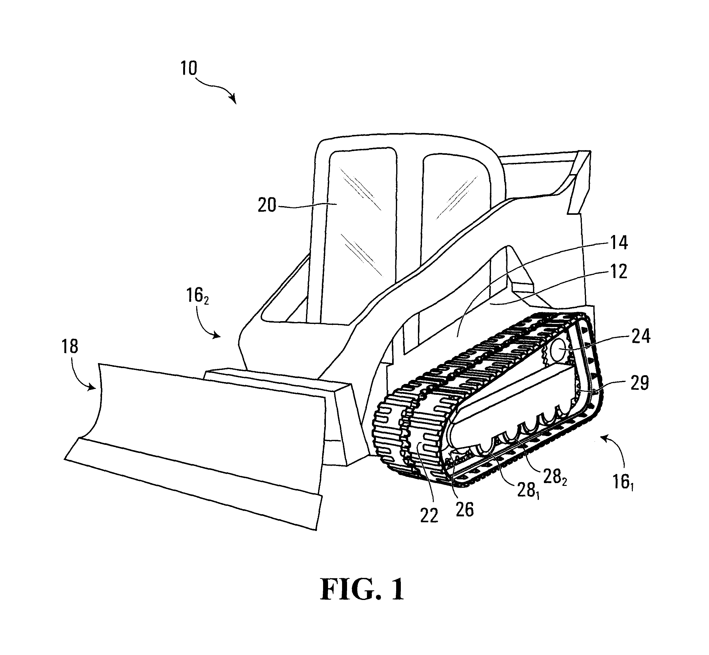 Endless track for propelling a vehicle, with edge-cutting resistance