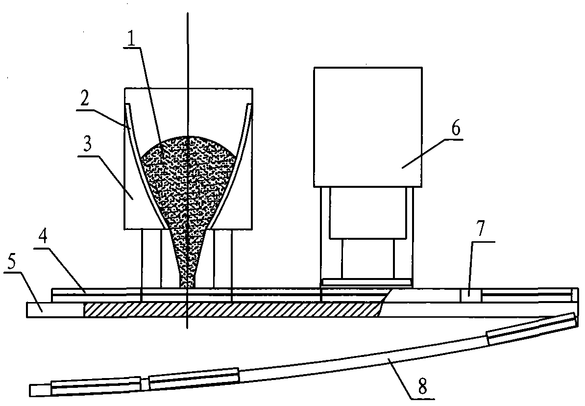 Production process of disposable blood lancet and device thereof