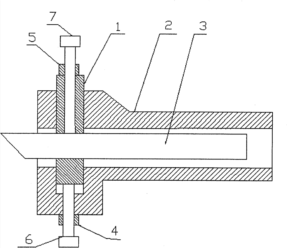 Structure of novel threading tool