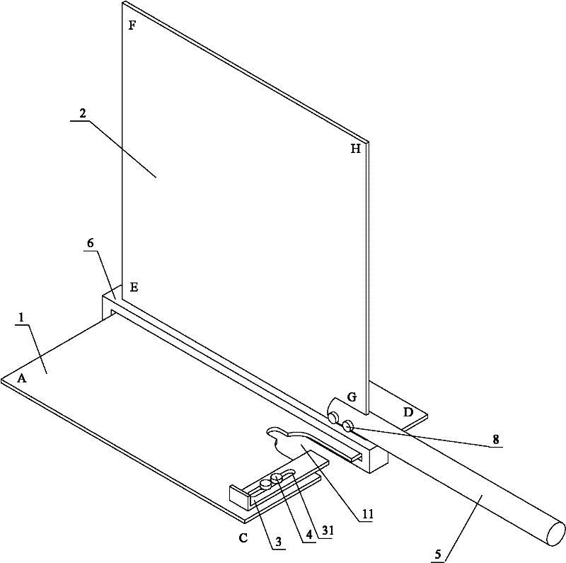 Vertical drawing type insulating right-angle baffle for porous baffle