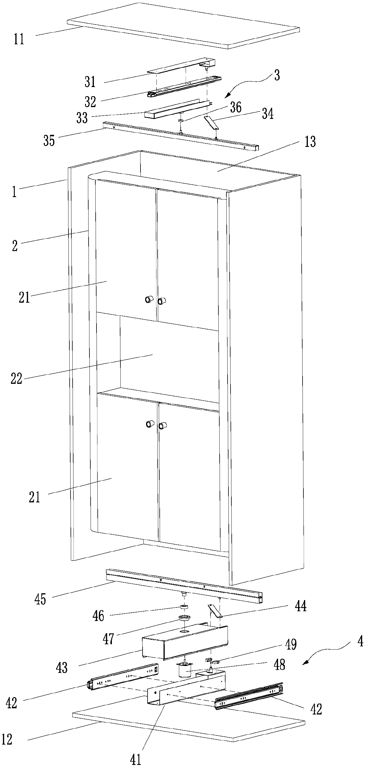 flip cabinet