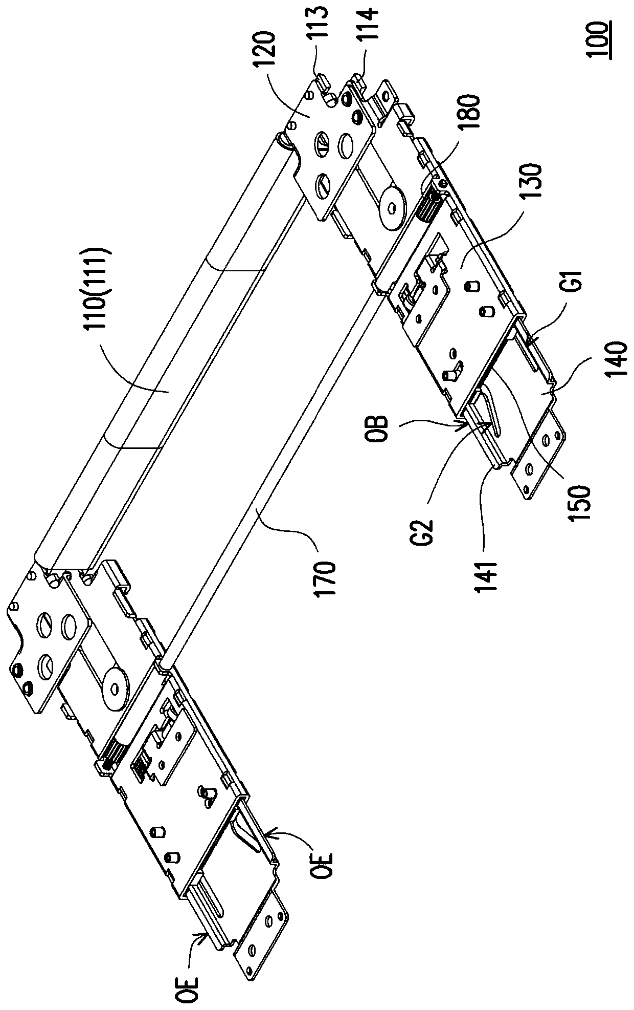 Expansion hinge and electronic deivce having the same