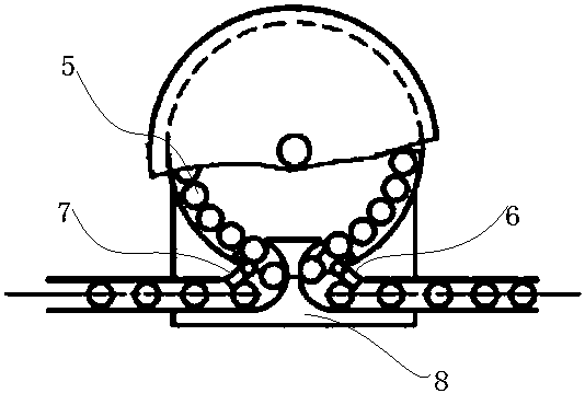 Milk atmospheric pressure filling machine