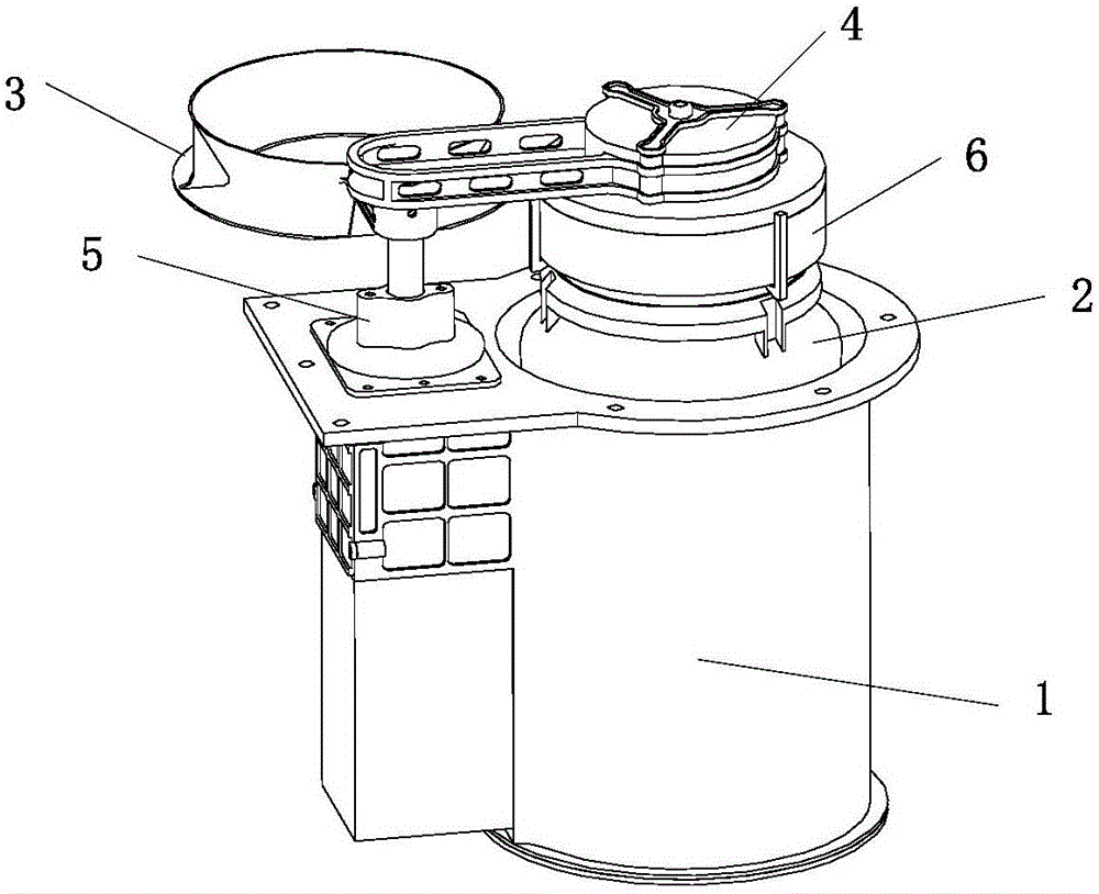 Primary packaging device for lunar surface sampling