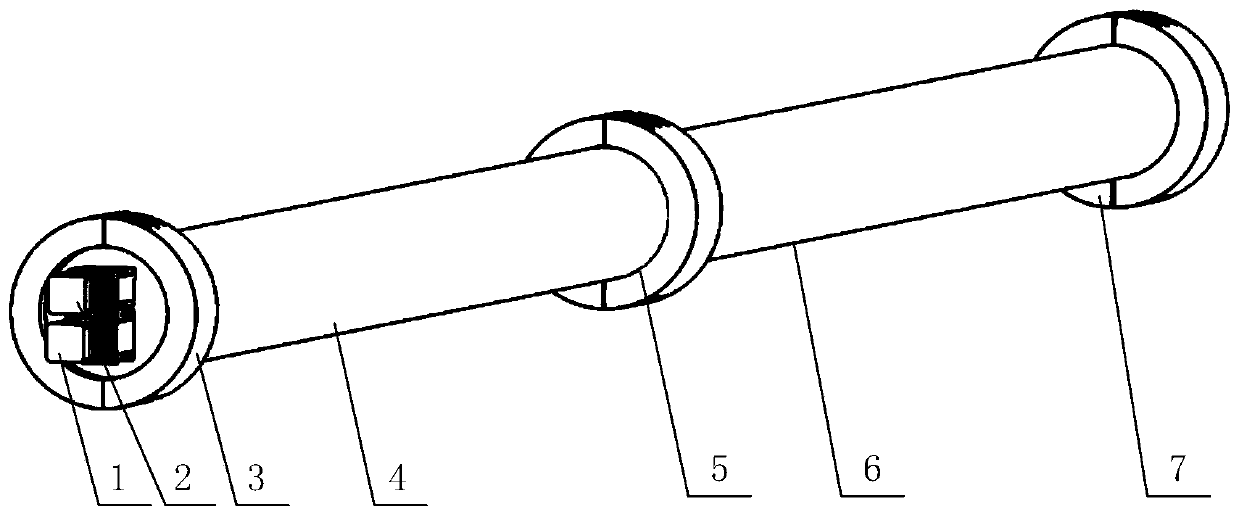 A driving device for pressure-holding transfer of natural gas hydrate core samples