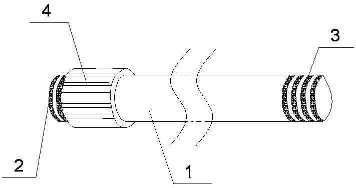 Electrical control line mounting method