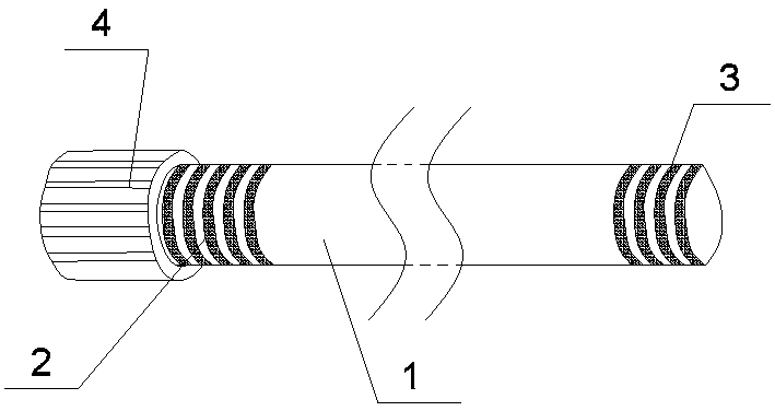 Electrical control line mounting method