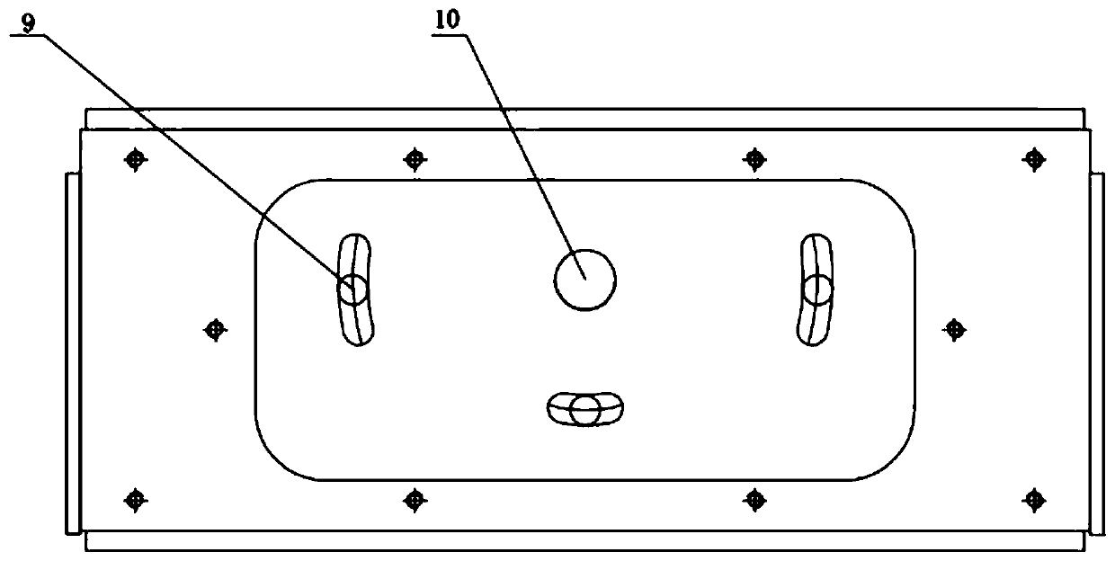 A low-speed wind tunnel flutter test wing model support device