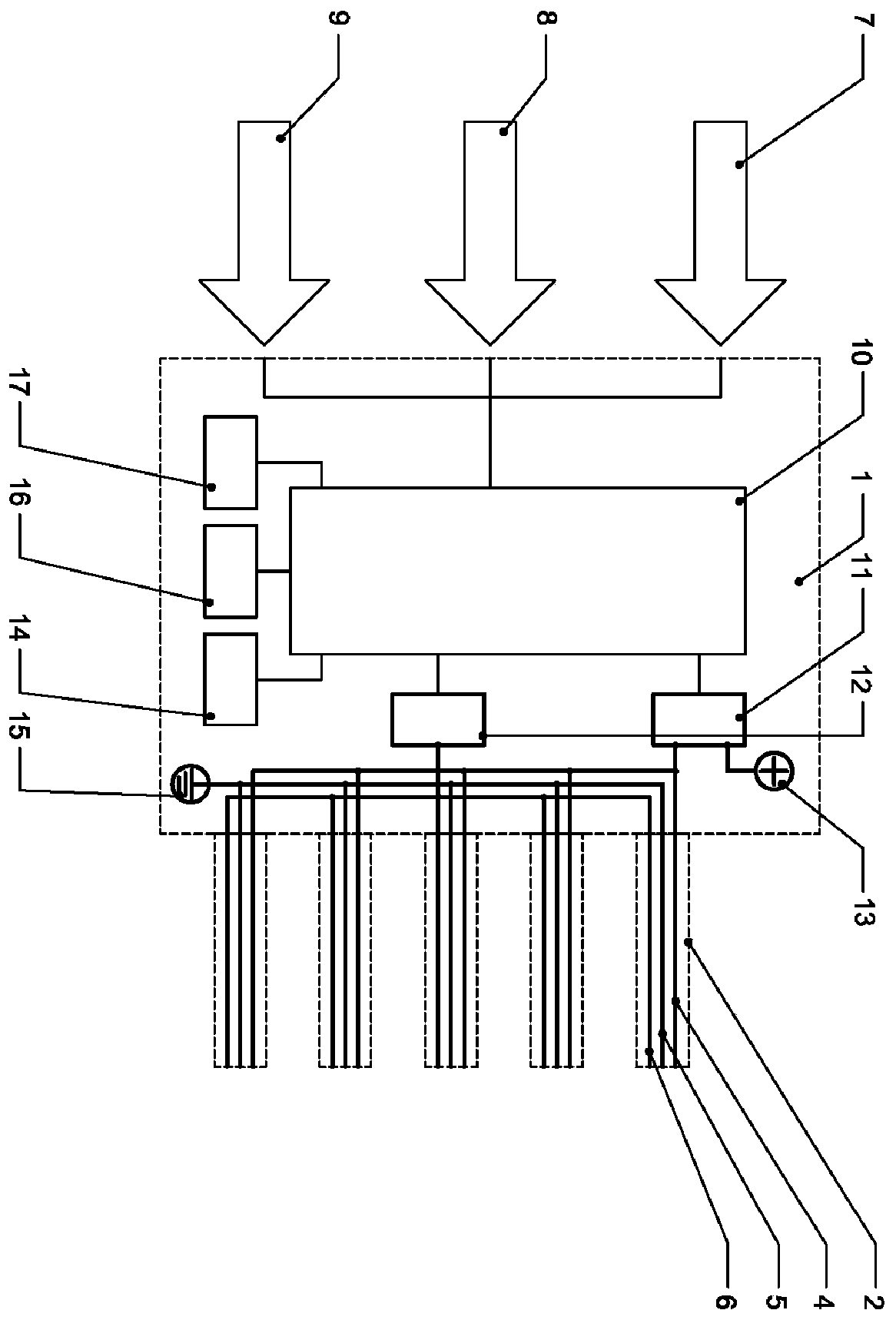 A lighting system for poultry farming